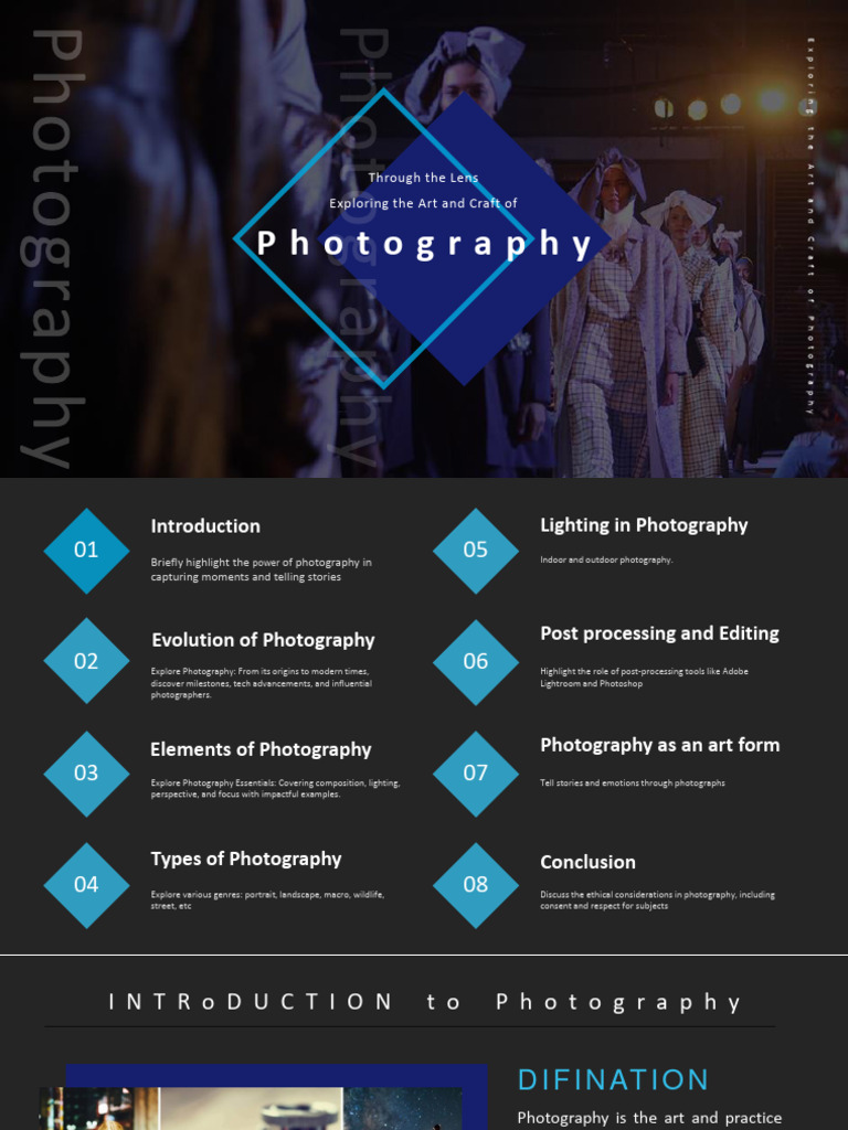 Presentation of Photography | PDF | Image Editing | Composition (Visual ...
