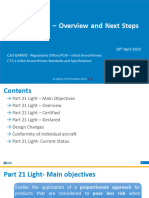 Part 21 Light - Overview Next Steps