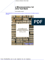 Full Download Intermediate Microeconomics 1st Edition Mochrie Test Bank