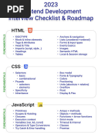 2023 FE Roadmap