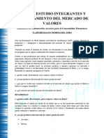 Integrantes y Funcionamiento Del Mercado de Valores