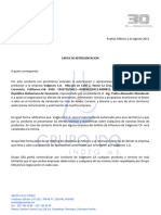 Carta de Representacion Grupo Idq Valgecon-Venezuela
