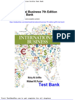 Full Download International Business 7th Edition Griffin Test Bank