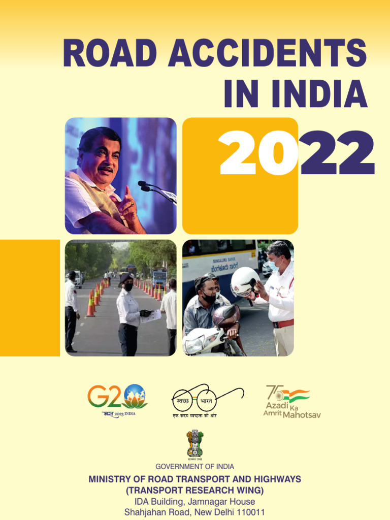 Road Accidents in India 2022 - 30 - Oct | PDF