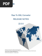 IF-Raw2Xml 22.0.0 Release Notes