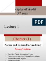 Auditing Chapter (1) - Four Part 2023