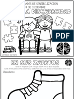 EXTRA. Actividades de Sensibilizacion Dia de La Discapacidad WWW - Minders.com - MX MATERIAL GRATUITO