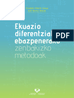 Ekuazio Diferentzialen Ebazpenerako