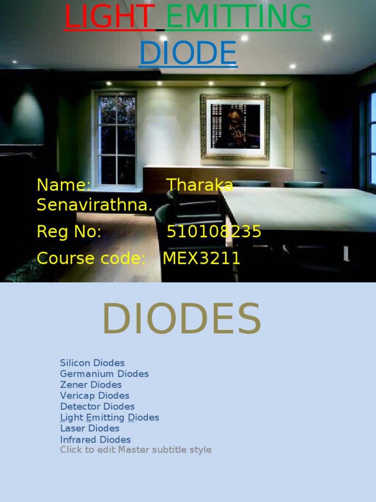 Overview of Light Emitting Diodes | PDF