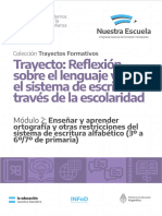 TLSE-Modulo2 Curso 2. Enseñar y Aprender Ortografía y Otras Restricciones Del Sistema de Escritura Alfabético (3º A 6º/7º de Primaria)