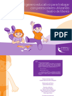 249 - Manual Genero Educativo para Trabajar Con Preescolares Utilizando Teatro de Titeres Guia Didactica para Las Cuidadoras PDF