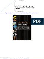 Full Download International Economics 8th Edition Husted Test Bank