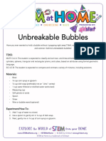 Unbreakable Bubbles