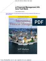 Full Download International Financial Management 8th Edition Madura Test Bank