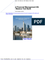 Full Download International Financial Management 9th Edition Jeff Madura Test Bank