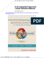 Full Download Management An Integrated Approach 2nd Edition Gulati Solutions Manual