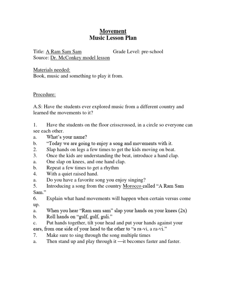 A Ram Sam Sam | PDF