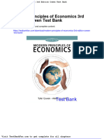 Full Download Modern Principles of Economics 3rd Edition Cowen Test Bank