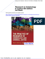 Full Download Practice of Research in Criminology and Criminal Justice 6th Edition Bachman Test Bank