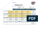 Horarios de Clases 3°VERANO (Alumnos) - 1