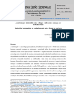 A Automação Industrial Como Solução e Não Comoameaça Aos Trabalhadores