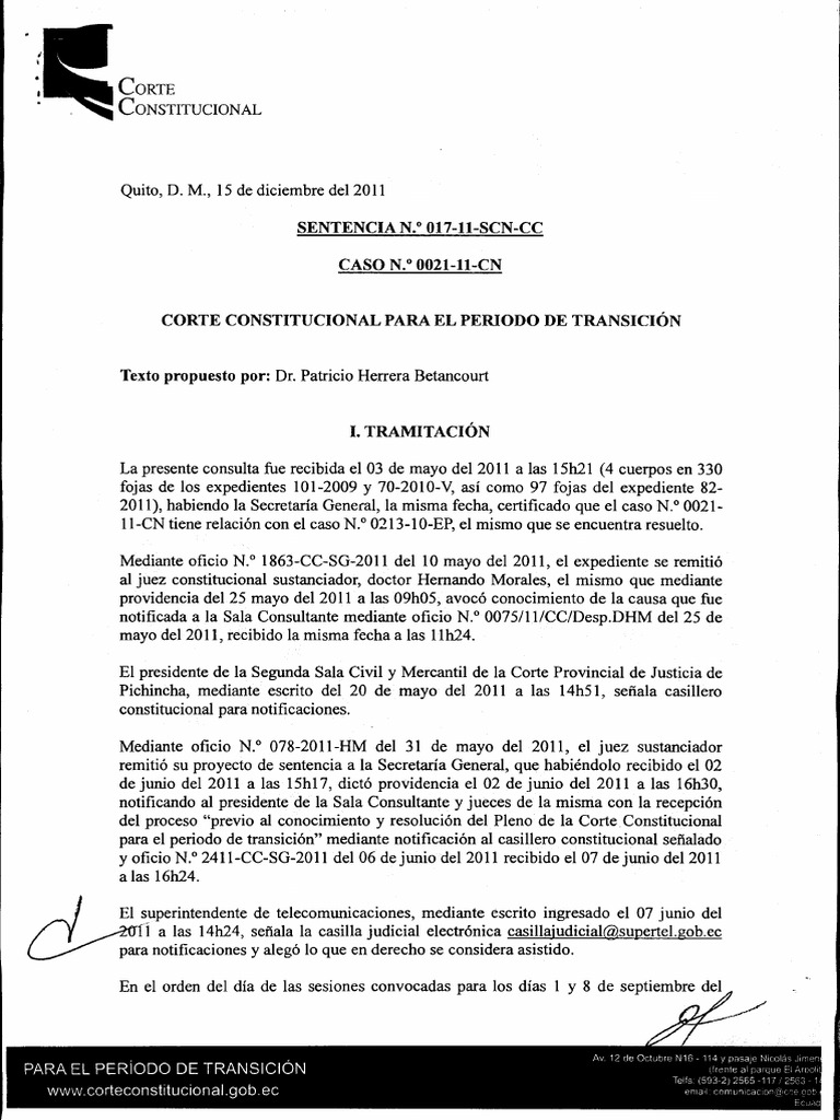 Sentencia Constitucional Caso Teleamazonas | PDF | Debido al proceso
