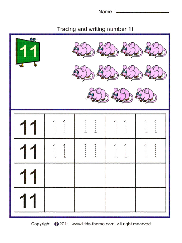 Counting Worksheet 1 20 Doc2 PDF