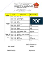 Jadwal Kegiatan