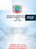 Proceso de Elaboracion Plan de Desarrollo Municipal de Gigante Huila