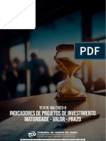 Indicadores de Projetos de Investimento