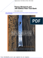 Full Download Motivation Theory Research and Application 6th Edition Petri Test Bank