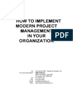 Modern Project Implementation