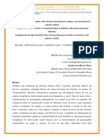 Comparação de Tipos de Pistas Sobre Brincar Funcional em Crianças Com Transtorno Do Espectro Autista.