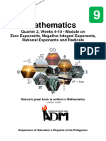 Math9 Q2 Mod2 Wk5 RationalExponentsAndRadicals v3