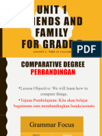 Lesson 1-Comparative Degree