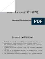 PP Sociología - El Estructural Funcionalismo de Talcott Parsons 1
