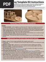 Bowl and Tray Instructions