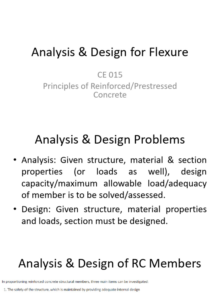 Flexural Analysis of Reinforced Concrete | PDF | Beam (Structure ...