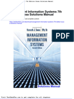 Full Download Management Information Systems 7th Edition Sousa Solutions Manual