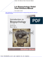 Full Download Introduction To Biopsychology Global 9th Edition Pinel Solutions Manual