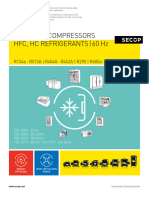 Compressors 60hz For R134a-R513a R404a-R507-R452a R600a r290 05-2021 Desb050m322