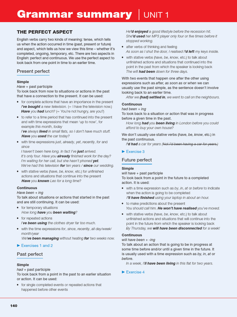 Grammar Summary | PDF | Grammatical Number | Plural