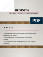 Chapter 3-Size of Business