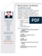 Benavides Martinez Marwin Max - CURRICULUM VITAE