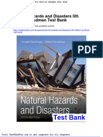 Full Download Natural Hazards and Disasters 5th Edition Hyndman Test Bank