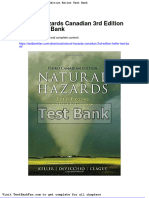 Full Download Natural Hazards Canadian 3rd Edition Keller Test Bank