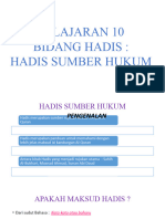 Pel. 10 - Bidang Hadis