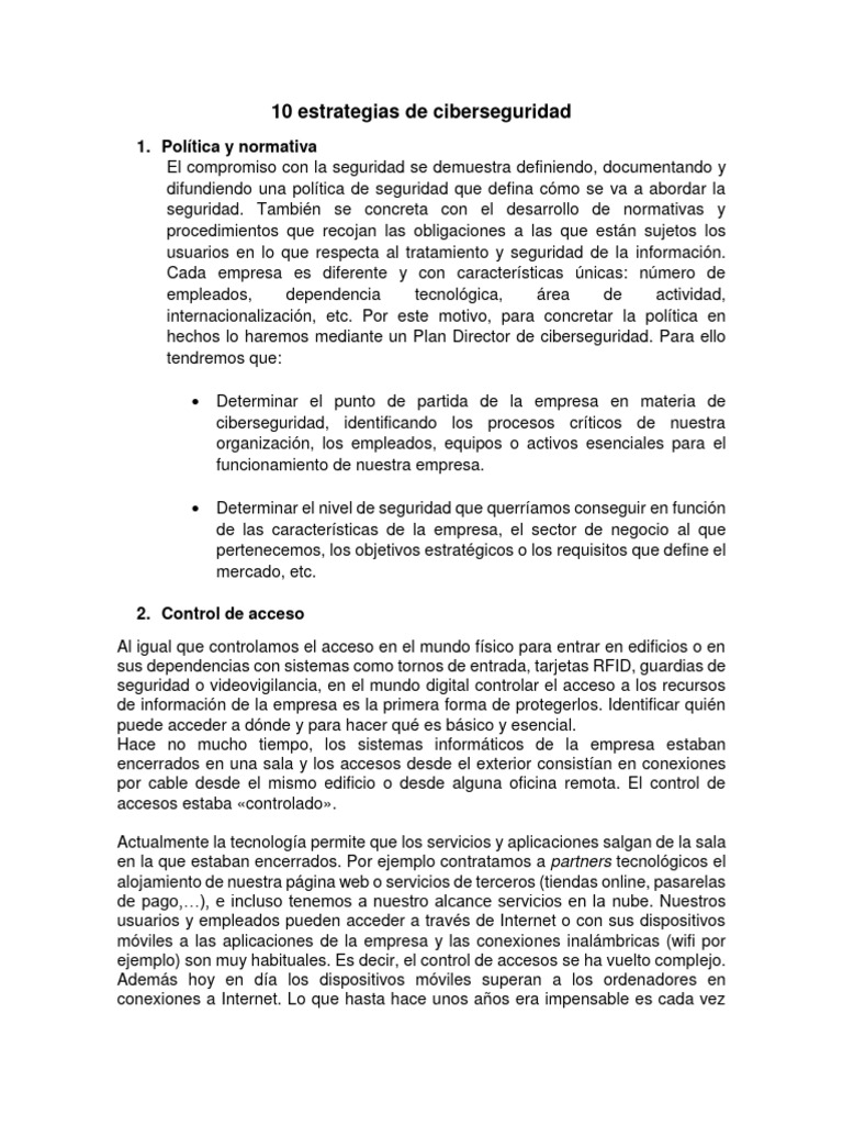 Godoy López David Estrategias de Ciberseguridad | PDF | La seguridad ...