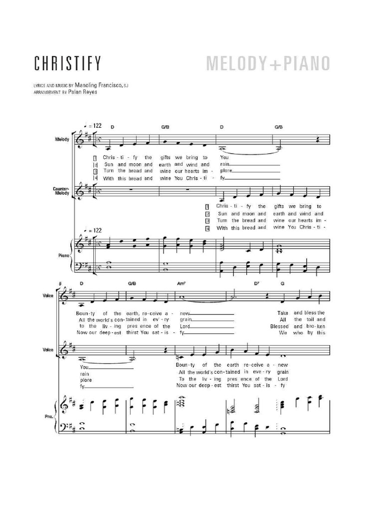 Christify Lead Sheet | PDF