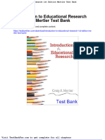 Full Download Introduction To Educational Research 1st Edition Mertler Test Bank
